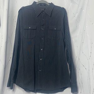 Eighty Eight Platinum Long Sleeve Button Up Mens XXL